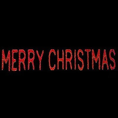 3' X 39' Merry Christmas Skyline, LED 3 3' X 39' Merry Christmas Skyline, LED
