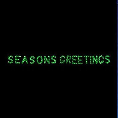 3' X 31' Seasons Greetings Skyline, LED 3 3' X 31' Seasons Greetings Skyline, LED
