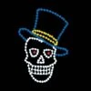 5 1/2' Animated Skull With Top Hat, LED -Christmas Designers 1 18036 000 led