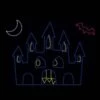 17' X 20' Halloween Castle, LED -Christmas Designers 1 18053 001 led