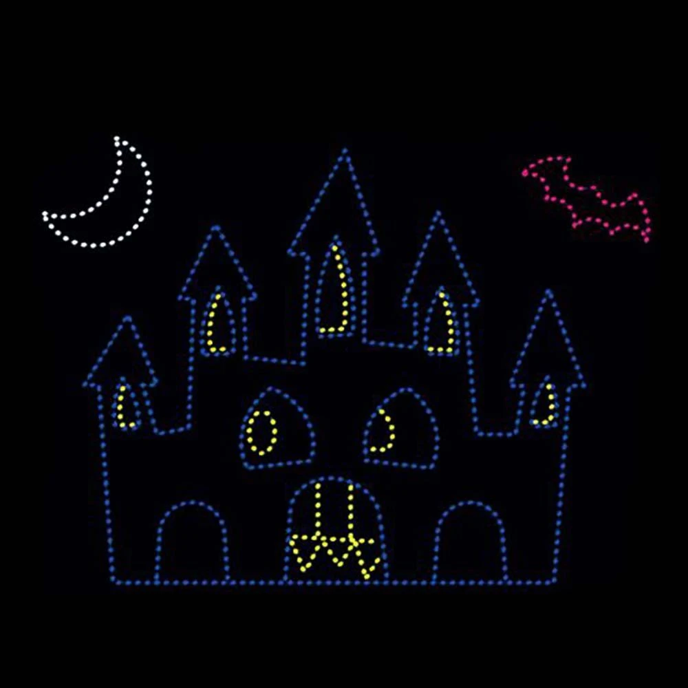17' X 20' Halloween Castle, LED 3 17' X 20' Halloween Castle, LED