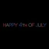 3' X 41' Happy 4th Of July, LED 1 3' X 41' Happy 4th Of July, LED -Christmas Designers 1 22118 000 led