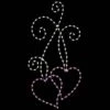 8' Dual Hearts, LED 2 8' Dual Hearts, LED -Christmas Designers 1 34092 000 led
