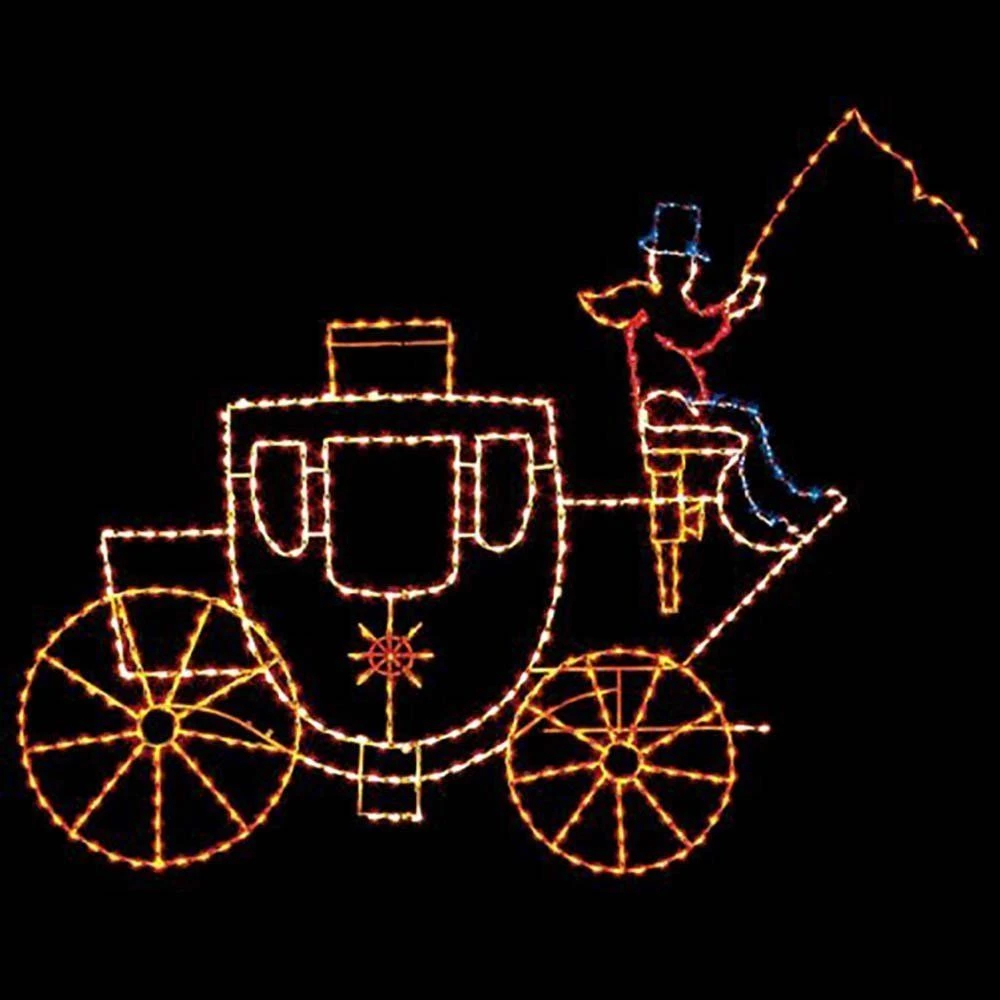 11' Victorian Carriage, LED 3 11' Victorian Carriage, LED