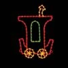 7' Silhouette Caboose Car, LED -Christmas Designers 1 34208 000 led