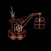 9' Silhouette Crane Car, LED 2 9' Silhouette Crane Car, LED -Christmas Designers 1 34212 000 led