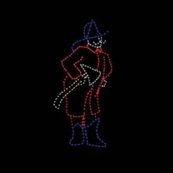 8' Victorian Fireman, LED