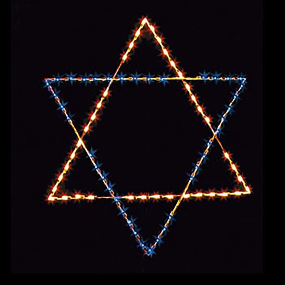 6' Silhouette Star Of David 3 6' Silhouette Star Of David