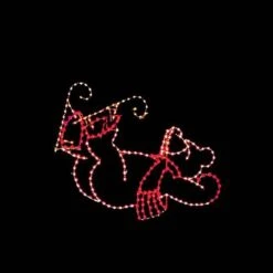 6' Skating Bear Falling, LED