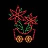 7' Silhouette Poinsettia Car, LED 1 7' Silhouette Poinsettia Car, LED -Christmas Designers 1 34313 000 led