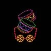 6' Silhouette Drum Car, LED -Christmas Designers 1 34315 000 led
