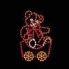 7' Silhouette Teddy Bear Car, LED 1 7' Silhouette Teddy Bear Car, LED -Christmas Designers 1 34319 000 led