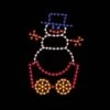 7' Silhouette Snowman Car, LED -Christmas Designers 1 34325 000 led