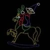 15' Hobby Horse And Elf, LED -Christmas Designers 1 34349 000 led