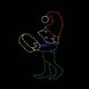 8' Elf With Sponge (Side), LED 1 8' Elf With Sponge (Side), LED -Christmas Designers 1 34372 001 led
