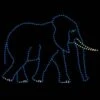 10' Daddy Elephant, LED -Christmas Designers 1 34389 001 led