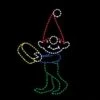 9' Elf With Sponge, LED -Christmas Designers 1 34398 001 9 ft elf with sponge