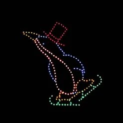 10' Penguin Skater, LED