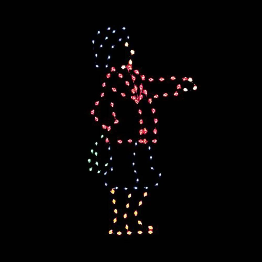 5' Victorian Caroler Boy, LED 3 5' Victorian Caroler Boy, LED