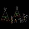 19' X 30' Native American Scene, LED 1 19' X 30' Native American Scene, LED -Christmas Designers 1 34428 001 led