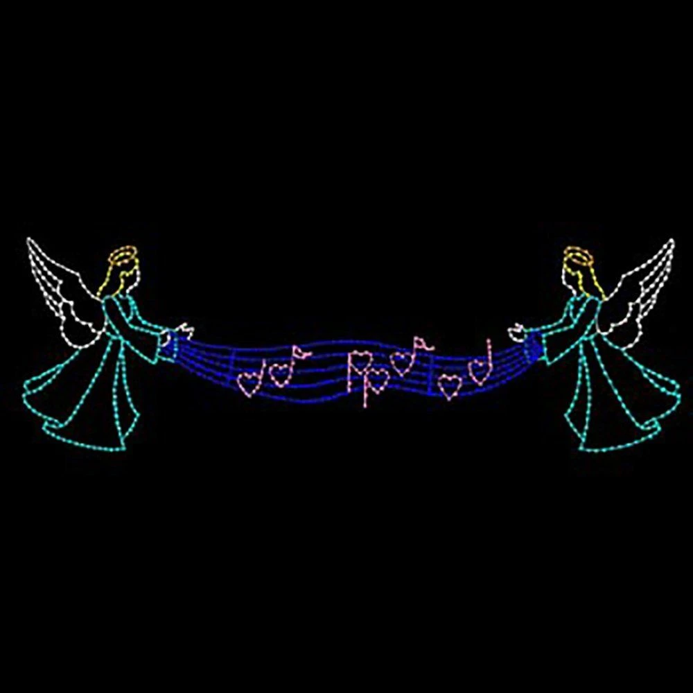 10' X 31' Angels With Musical Staff 3 10' X 31' Angels With Musical Staff