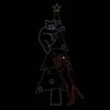 23' X 11' Dog With Raccoon Up Tree, LED 1 23' X 11' Dog With Raccoon Up Tree, LED -Christmas Designers 1 34562 000 led