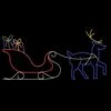 14' X 30' Sleigh And Reindeer, LED 1 14' X 30' Sleigh And Reindeer, LED -Christmas Designers 1 34567 001 led