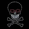 5' Skull & Cross Bones, LED -Christmas Designers 1 34577 000 led