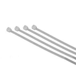 14" Gray Zip Ties - Bag Of 100