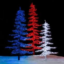 11' Ice Sculpture Christmas Tree - Blue 11 11' Ice Sculpture Christmas Tree - Blue -Christmas Designers 192a2129 rwb trees