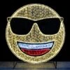 6' 2D LED Emoji With Sunglasses 2 6' 2D LED Emoji With Sunglasses -Christmas Designers 2d 11004