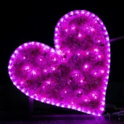5.5' 2D LED Hearts - Red And Pink Twinkle 6 5.5' 2D LED Hearts - Red And Pink Twinkle -Christmas Designers 2d 9j001 2