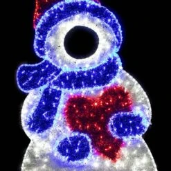 6.5' 2D LED Mother Snowy - Photo Op Display 5 6.5' 2D LED Mother Snowy - Photo Op Display -Christmas Designers 2d msnow65 b 1