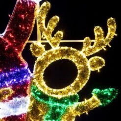 6' Santa, Elf And Reindeer With Presents -Christmas Designers 2d serp 3