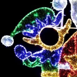 6' Santa, Elf And Reindeer With Presents -Christmas Designers 2d serp 4