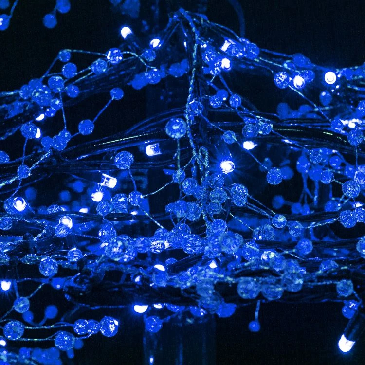 11' Ice Sculpture Christmas Tree - Blue 4 11' Ice Sculpture Christmas Tree - Blue - Image 2