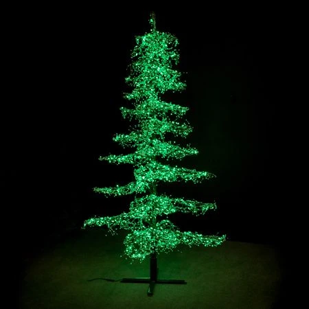 11' Ice Sculpture Christmas Tree - Green 3 11' Ice Sculpture Christmas Tree - Green