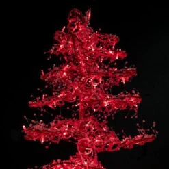 11' Ice Sculpture Christmas Tree - Red 12 11' Ice Sculpture Christmas Tree - Red -Christmas Designers 3d 11006 rd c