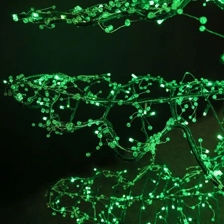 9' Ice Sculpture Christmas Tree - Green 7 9' Ice Sculpture Christmas Tree - Green - Image 5