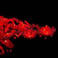 9' Ice Sculpture Christmas Tree - Red -Christmas Designers 3d 11007 rd d