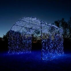 28' Drive Through Tunnel - LED - Blue 6 28' Drive Through Tunnel - LED - Blue -Christmas Designers 3d darch 4 b 9