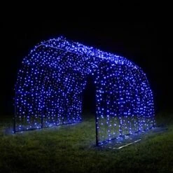 36' Walk Through Tunnel - LED - Blue 6 36' Walk Through Tunnel - LED - Blue -Christmas Designers 3d warch 4 b 1 13