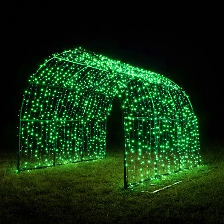 4' Walk Through Tunnel - LED - Green 4 4' Walk Through Tunnel - LED - Green - Image 2