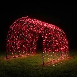 36' Walk Through Tunnel - LED - Red -Christmas Designers 3d warch 4 r 1 12