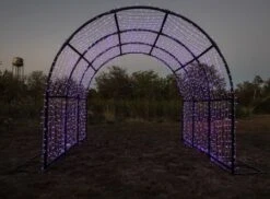 36’ Walk Through Tunnel– Twinkly Pro -Christmas Designers 3d warch 4 twinkly purple 4