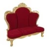 5.4' Grand Deluxe Throne - Red/Gold 1 5.4' Grand Deluxe Throne - Red/Gold -Christmas Designers 3df 12098 750px