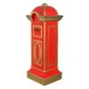 5.15' Red/Gold Santa's Mailbox -Christmas Designers 3df 12121 750px