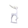 5' Standing Deer - Head Looking Up - Matte White -Christmas Designers 3df 12138 2