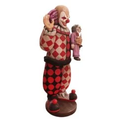 6.4' Clown With Doll 6 6.4' Clown With Doll -Christmas Designers 3df 81012 2