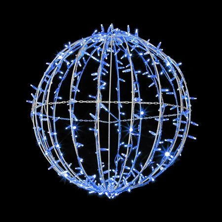 40" Foldable Sphere - LED - Blue - Commercial Grade 3 40" Foldable Sphere - LED - Blue - Commercial Grade